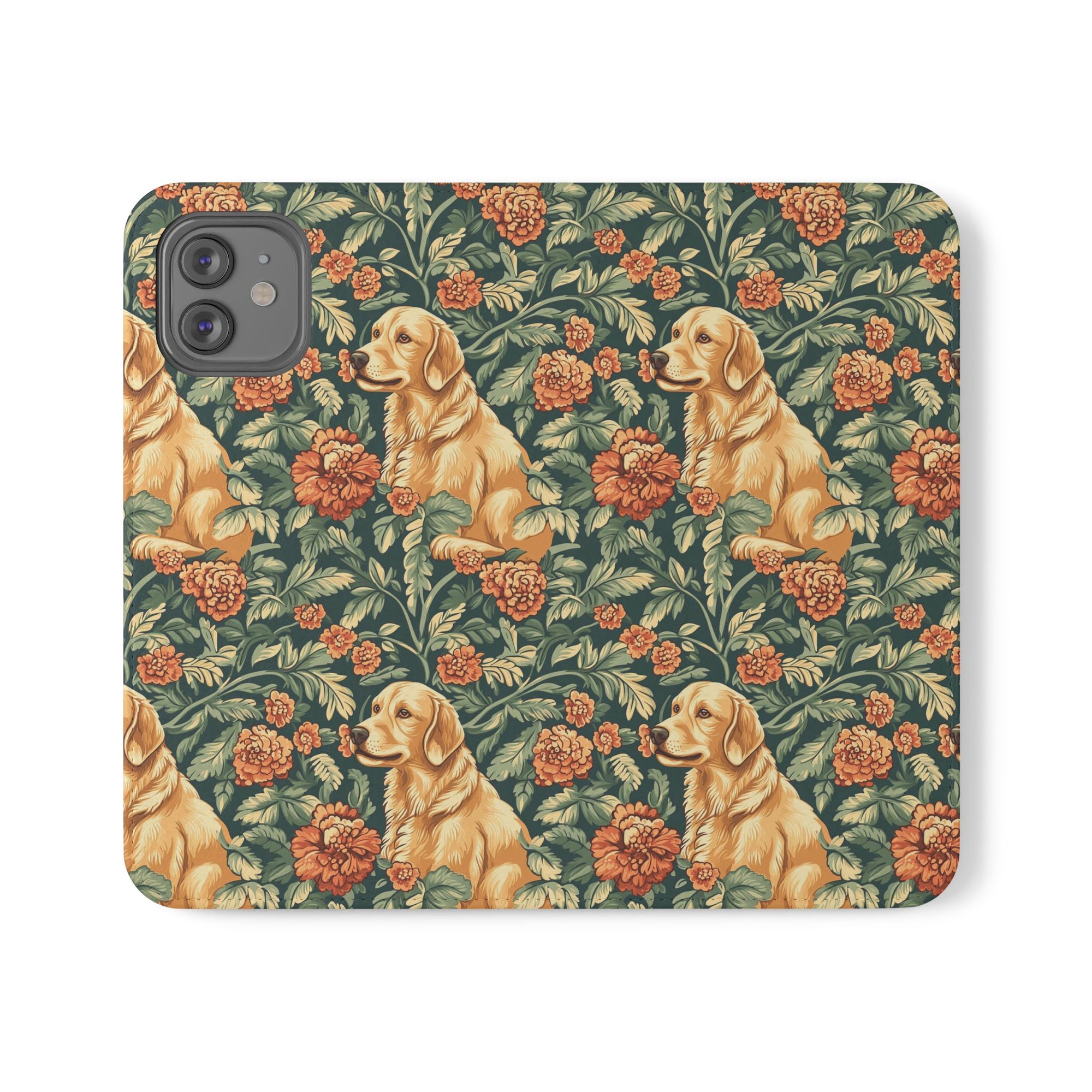 Blooming Goldie Glam Flip Cases