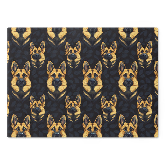 Majestic Hound Couture: German Shepherd LuxeBlend Cutting Board