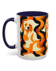 Golden Woof Abstract Glamour Accent Coffee Mug