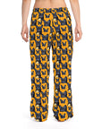 Frenchie Pawsitively Pawsome Peek-a-Boo Perfection Women's Pajama Pants