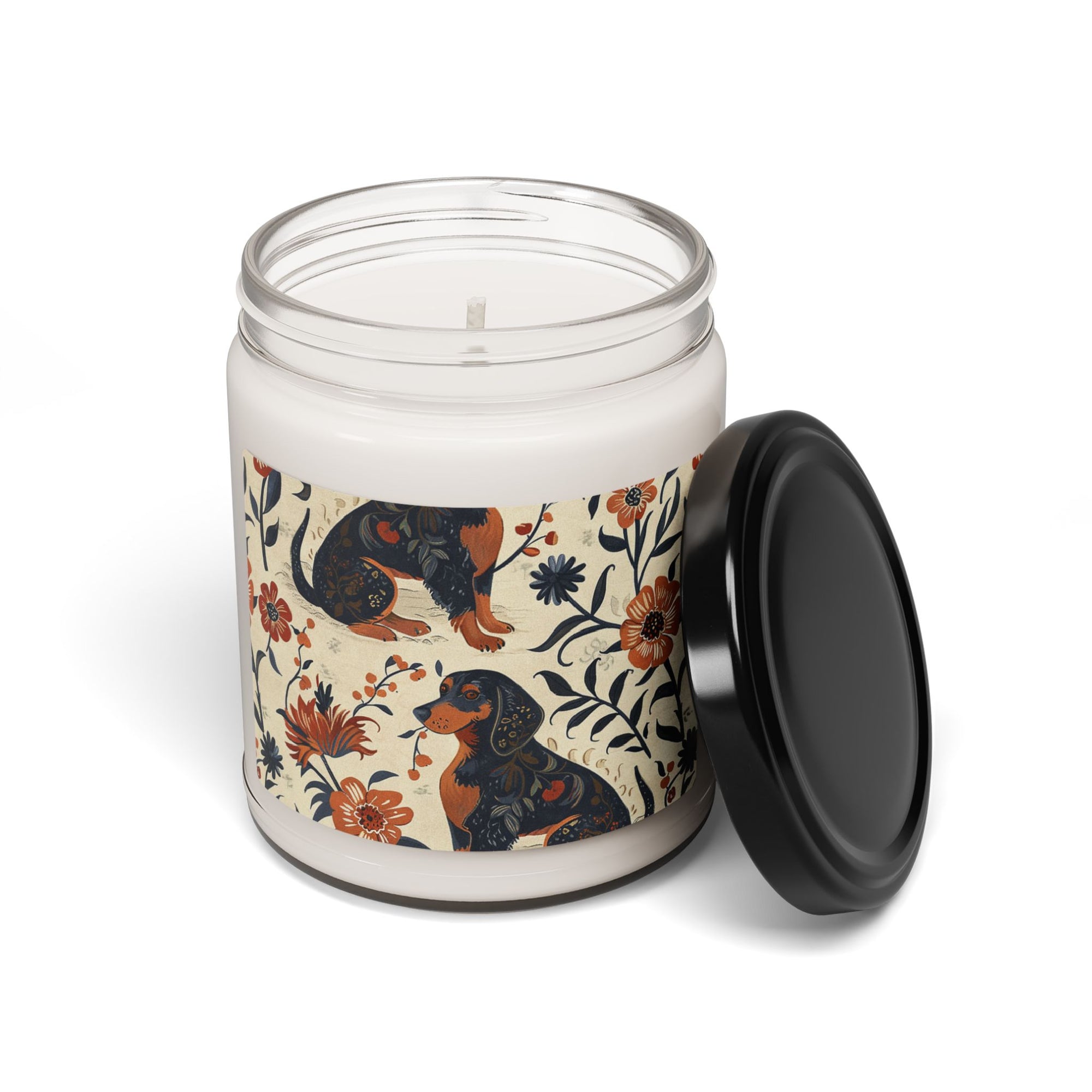 Blossoming Dachshunds Delight Scented Soy Candle