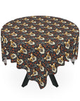 Floofy Corgi Blossom Blast Tablecloth