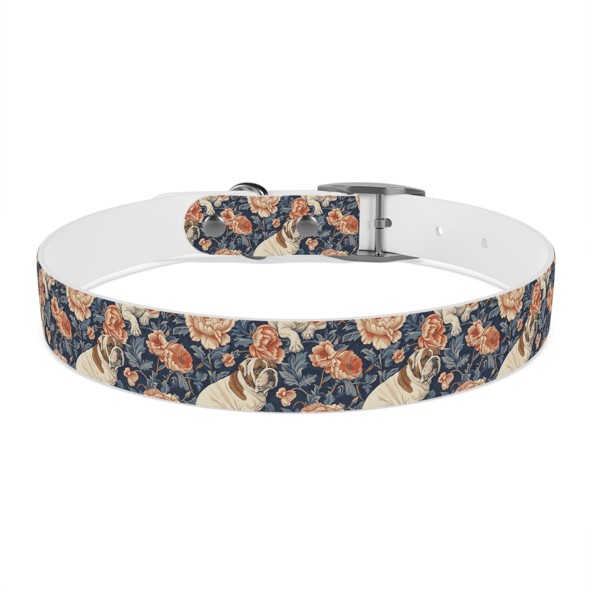 Blooming Bulldog Beauty Dog Collar