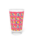 Bubblegum Glamour Bulldog Bouquet Pint Glass