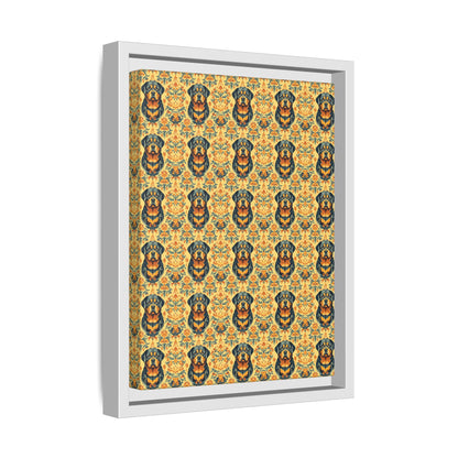 Royal Rottie Regalia Matte Canvas, Framed