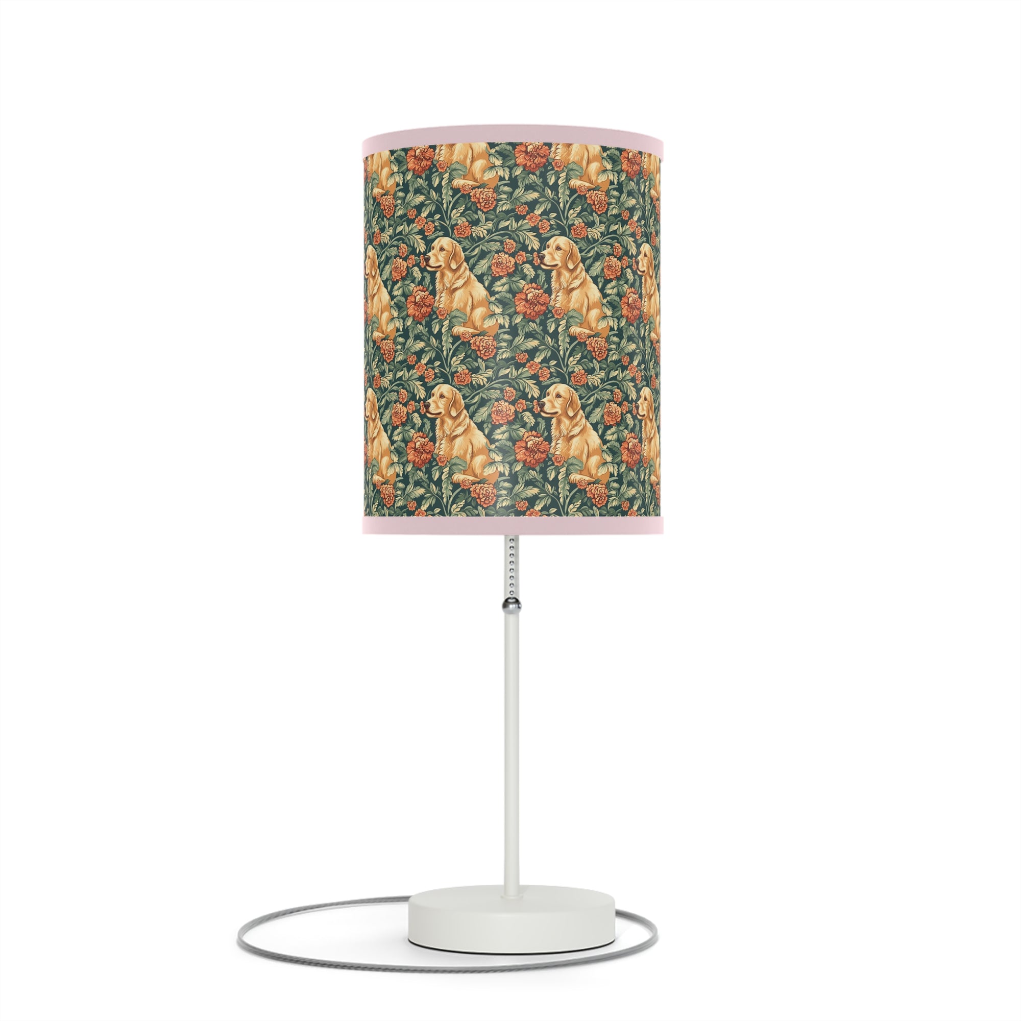 Blooming Goldie Glam Lamp on a Stand