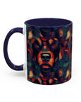 Rustic Rottie Charm Accent Coffee Mug