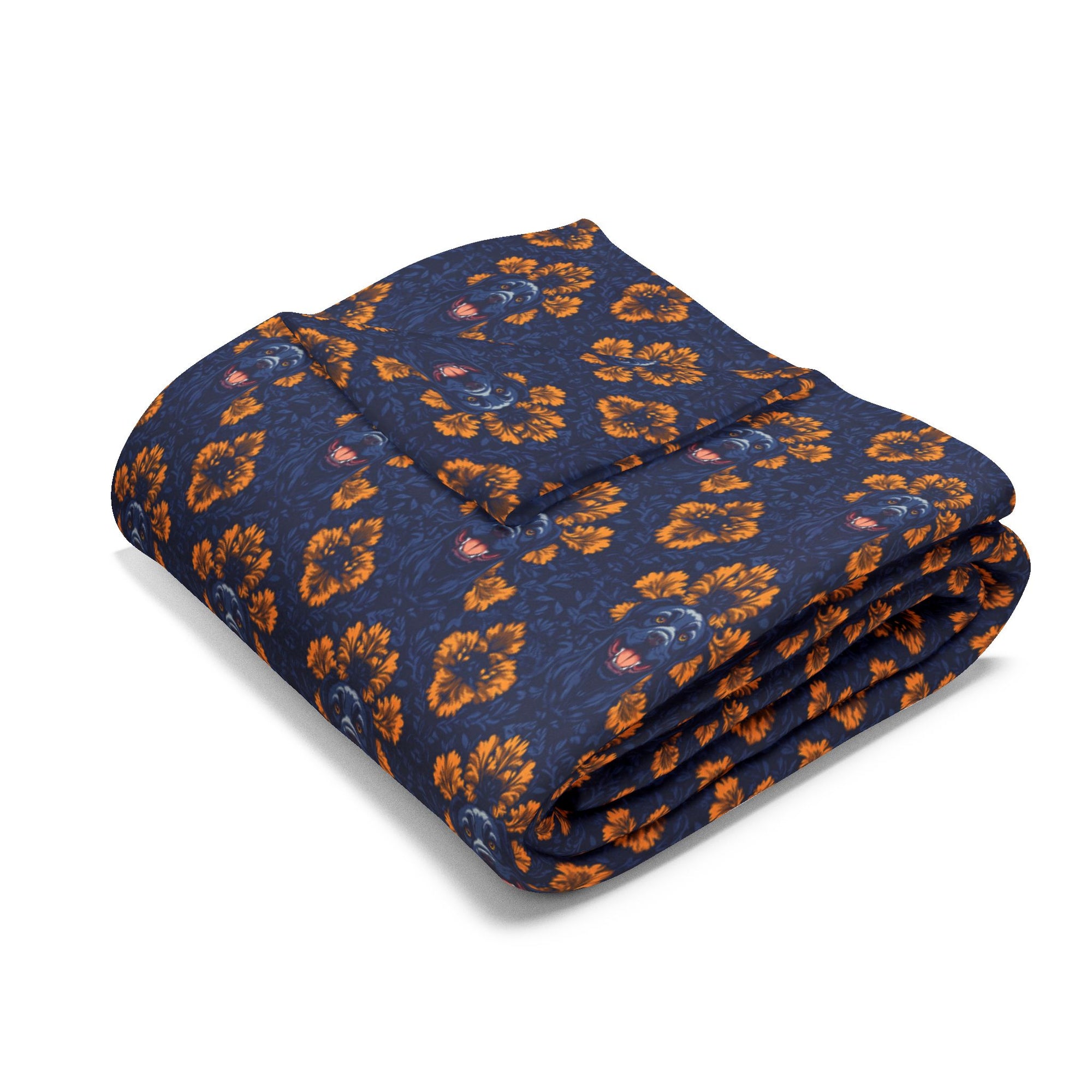 Royal Rottweiler Regalia Arctic Fleece Blanket