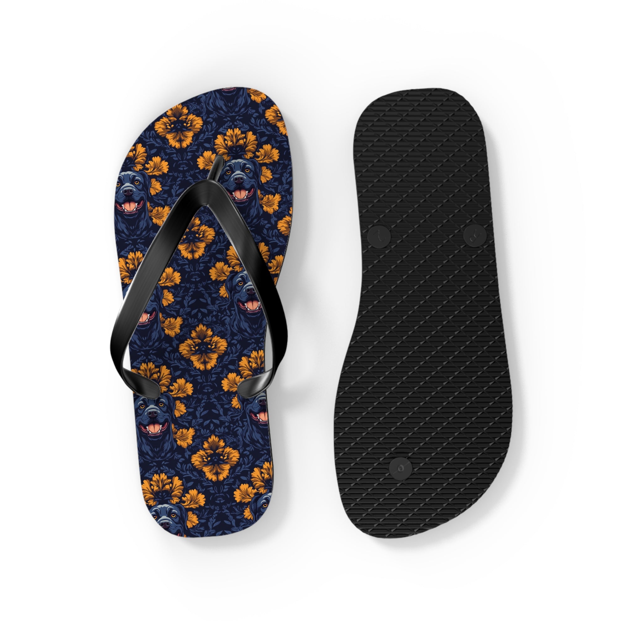 Royal Rottweiler Regalia Flip Flops