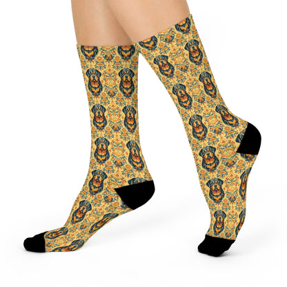 Royal Rottie Regalia Cushioned Crew Socks