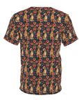 Floral Pawsome Dachsund Delight Unisex Tee