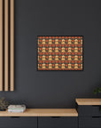 Golden Pawsatronic Tapestry Matte Canvas, Framed