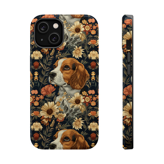 Beagle Blossoms Magnetic Tough Cases