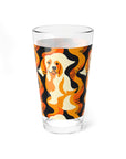 Golden Woof Abstract Glamour Mixing Glass, 16oz