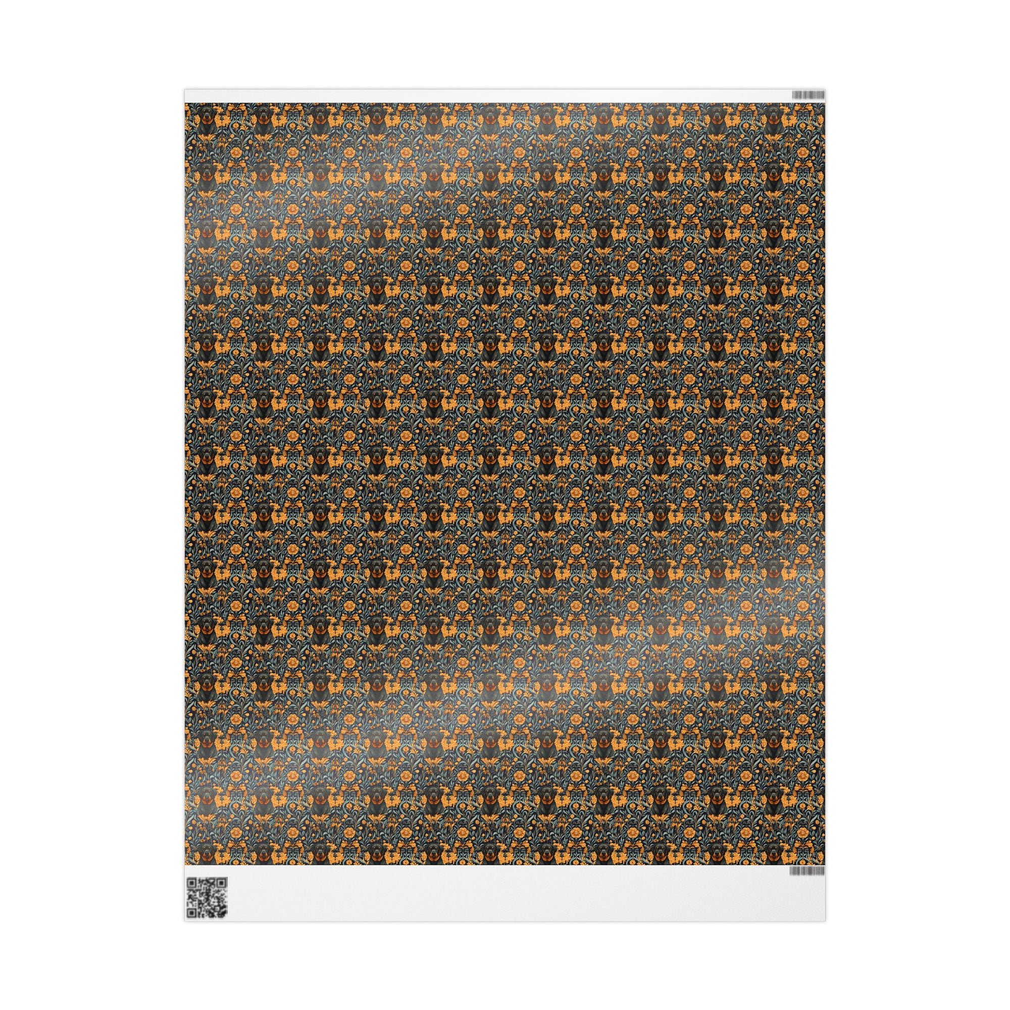 Ruffle Rottie Glamourific Wrapping Paper