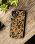 Autumnal German Shepherd Glamour Slim Phone Cases