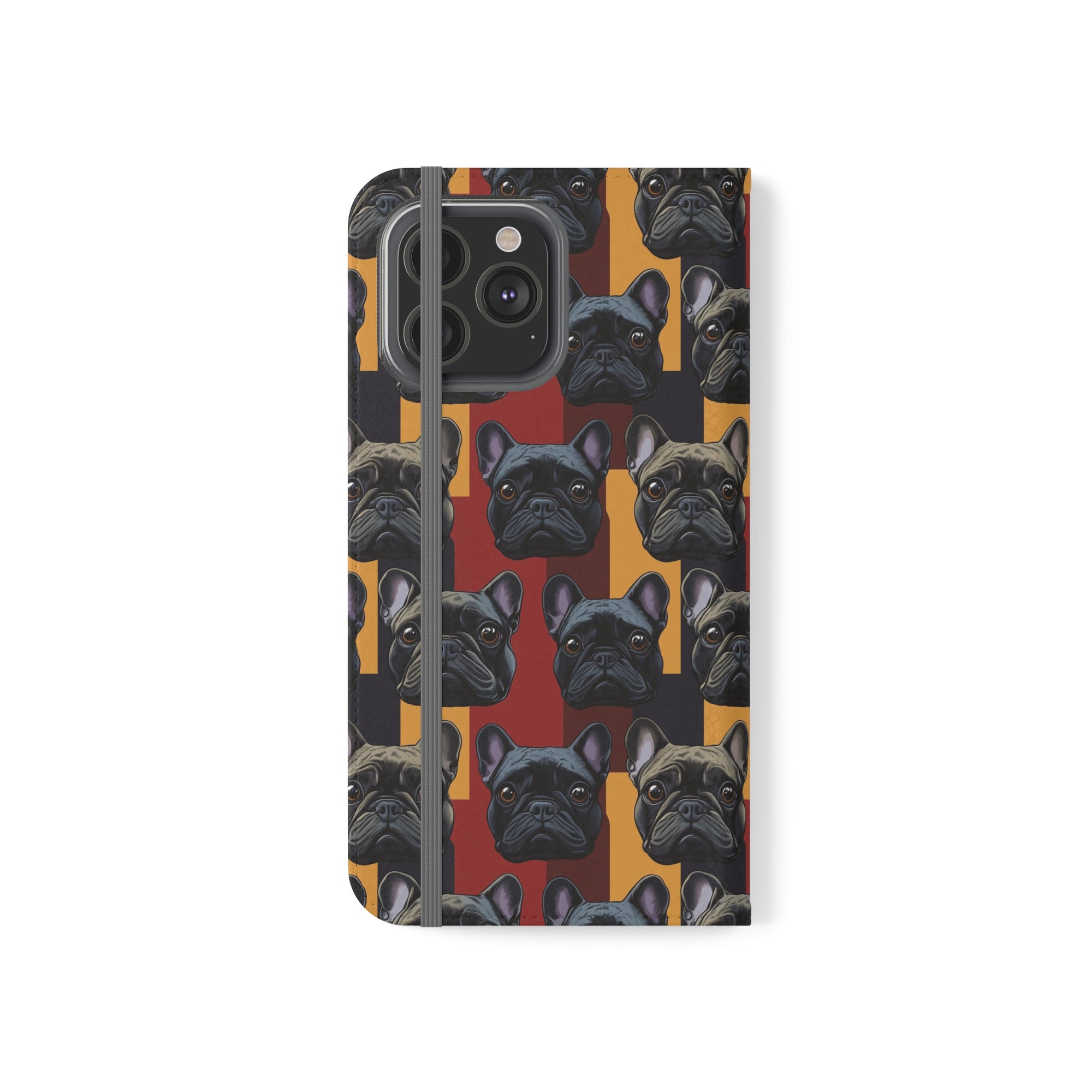 Chic Canine Checkmate - Frenchie Edition Flip Cases