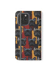 Chic Canine Checkmate - Frenchie Edition Flip Cases