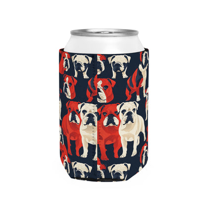 Bulldoggy Bliss Chomper Can Cooler Sleeve