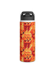 Golden Glamour Paws Stainless Steel Water Bottle