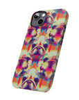 Glitchy Bulldog Blitz Slim Phone Cases