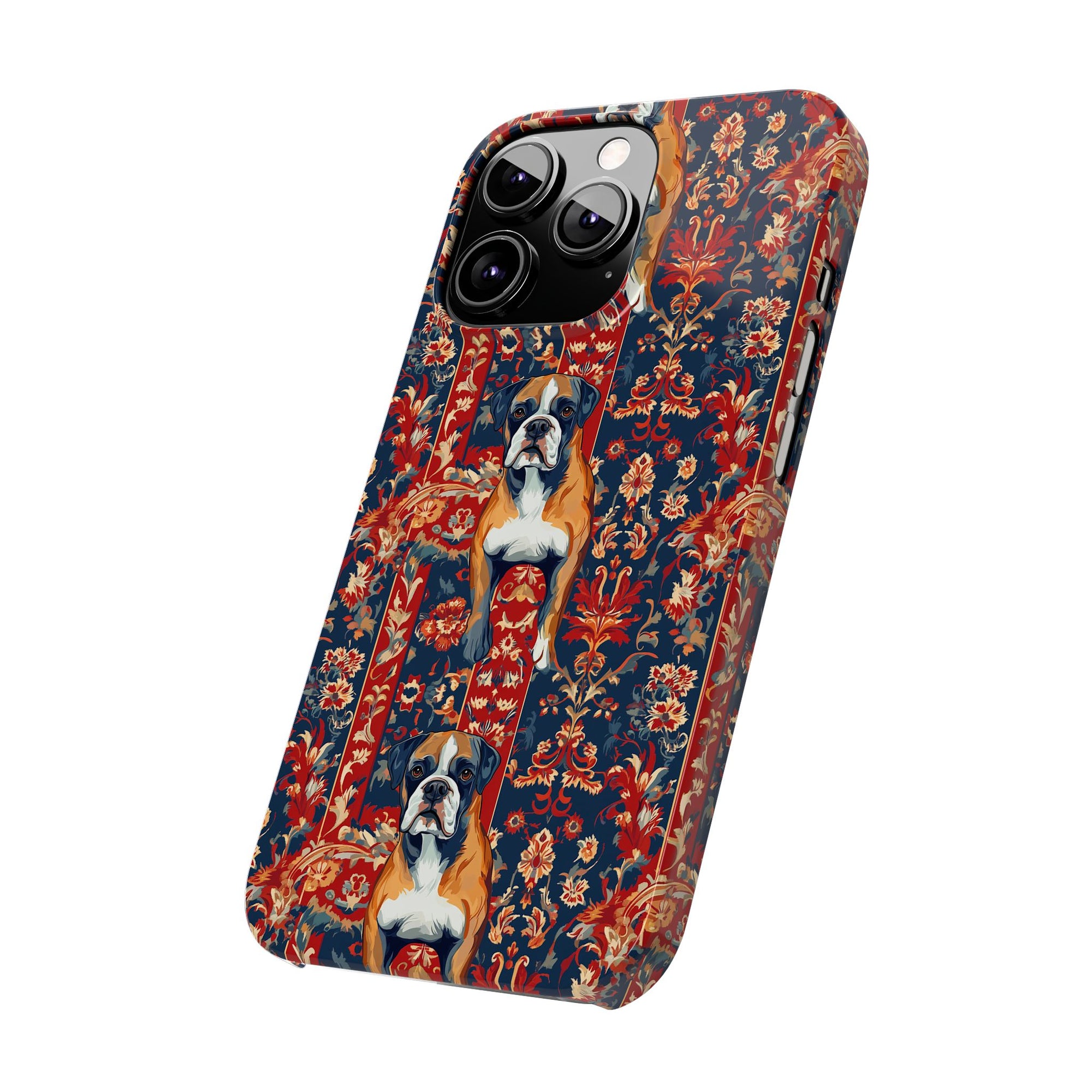 Boxer Blossom Tapestry Delight Slim Phone Cases