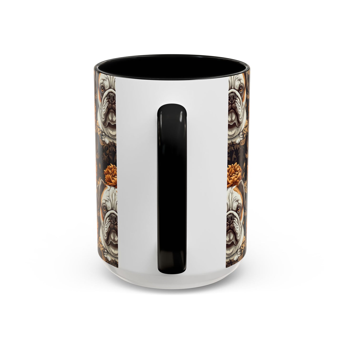 Bloomingly Bulldogistic Bouquet Accent Coffee Mug