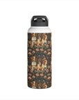 Beagle Blossom Bonanza Stainless Steel Water Bottle