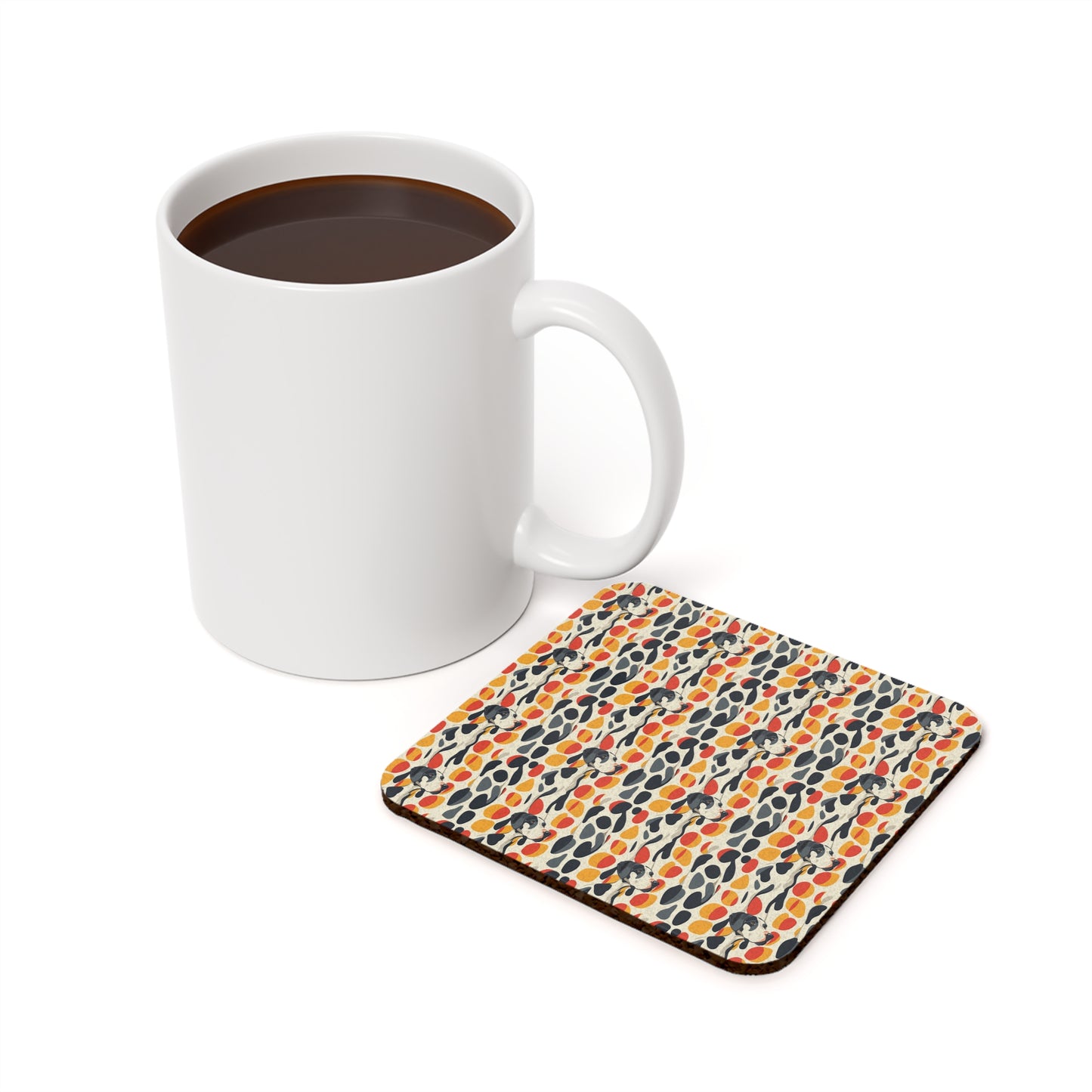 Dazzling Great Dane Dreamscape Cork Back Coaster