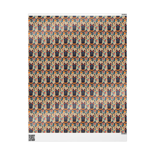 Bloomhound Shepherd Sentinel Wrapping Paper