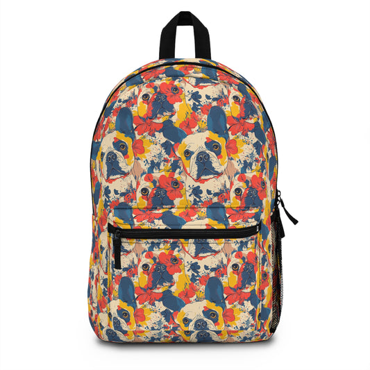 Bloom Pup Frenchietastic Splatter Backpack