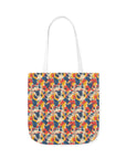 Bloom Pup Frenchietastic Splatter Canvas Tote Bag