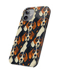 Beagle Glimmer Gaze Glamour Slim Phone Cases