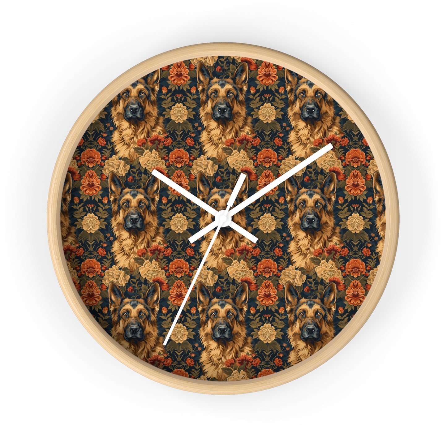 WhimsiWooly Shepherd Spritz Wall Clock