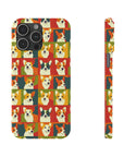 Corgi Chic Popart Pup Slim Phone Cases