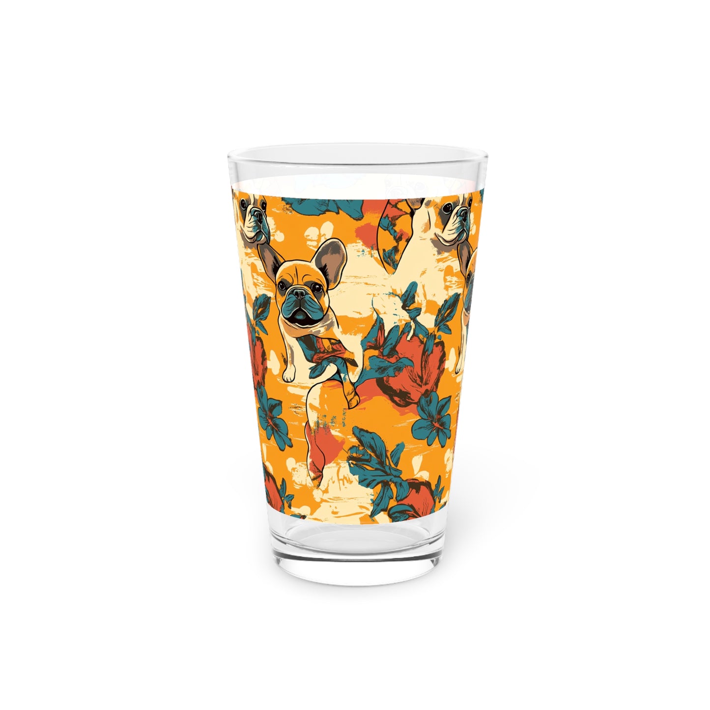 Frenchie Glow-Up Galore Pint Glass