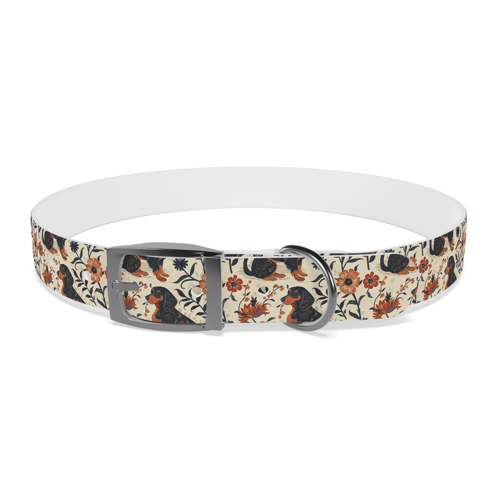 Blossoming Dachshunds Delight Dog Collar