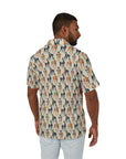 Dashing Dane Divinity Men's Hawaiian Camp Shirt