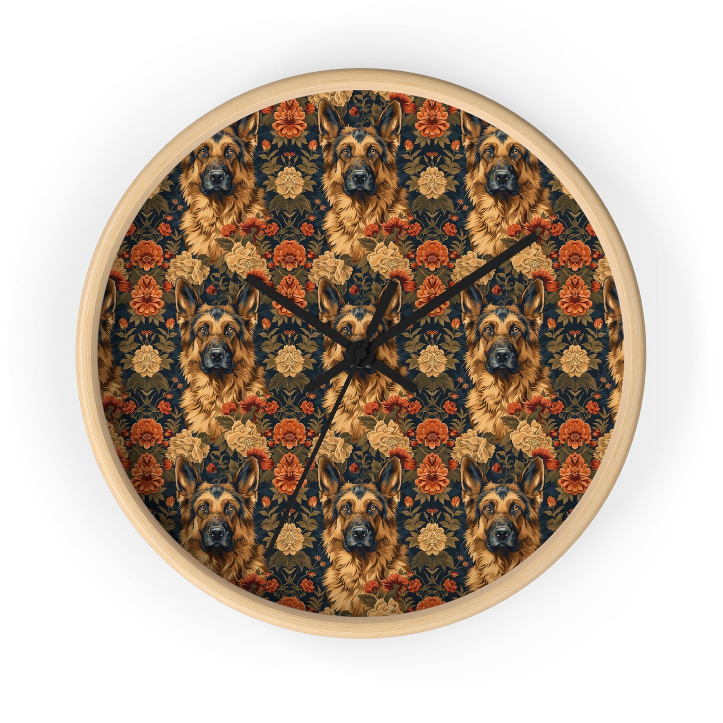 WhimsiWooly Shepherd Spritz Wall Clock