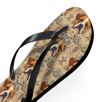 Bowtie Boxer Bliss Flip Flops