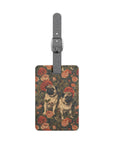 Blooming Pug Paradise Luggage Tag