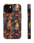 Floral Pawsome Dachsund Delight Magnetic Tough Cases