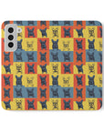 Frenchie Pop Art Pawfection Grid Flip Cases