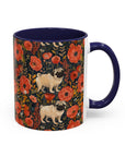 Pug Paradise Playpen Accent Coffee Mug