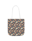 Blooming Bulldog Beauty Canvas Tote Bag