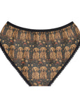 Fanciful Golden Paradise Blossom Women's Briefs