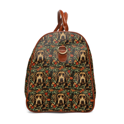 Labrador Lush Pooch Tapestry Waterproof Travel Bag