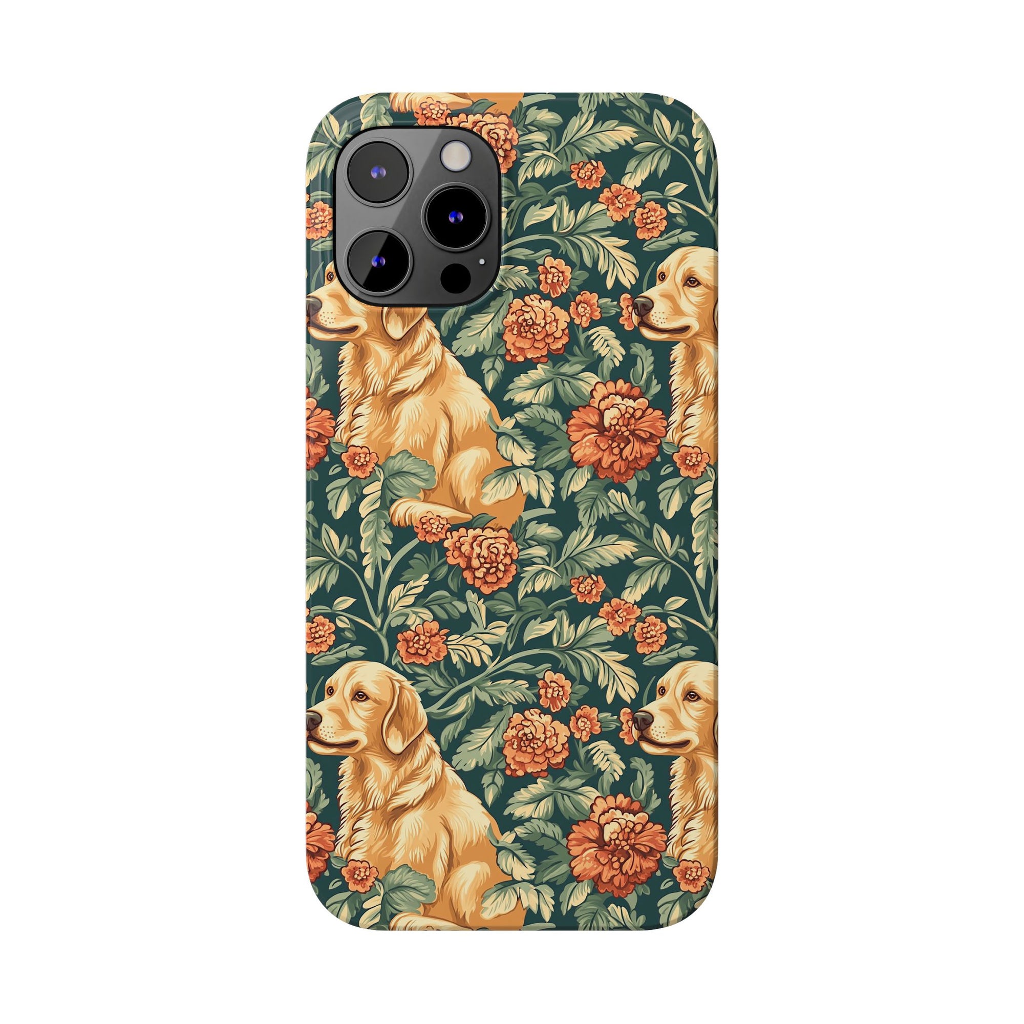 Blooming Goldie Glam Slim Phone Cases