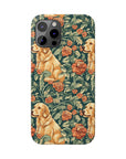 Blooming Goldie Glam Slim Phone Cases