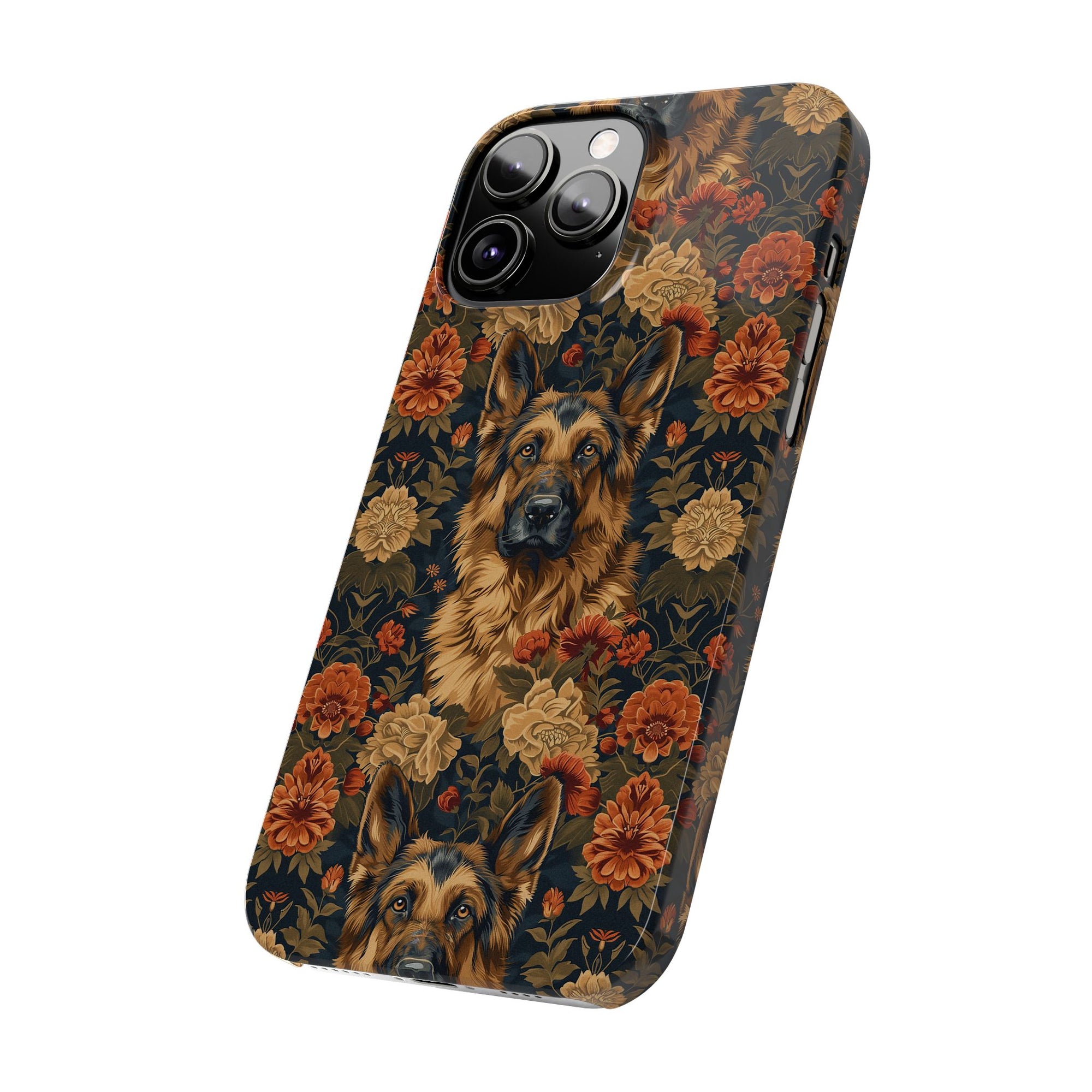 WhimsiWooly Shepherd Spritz Slim Phone Cases